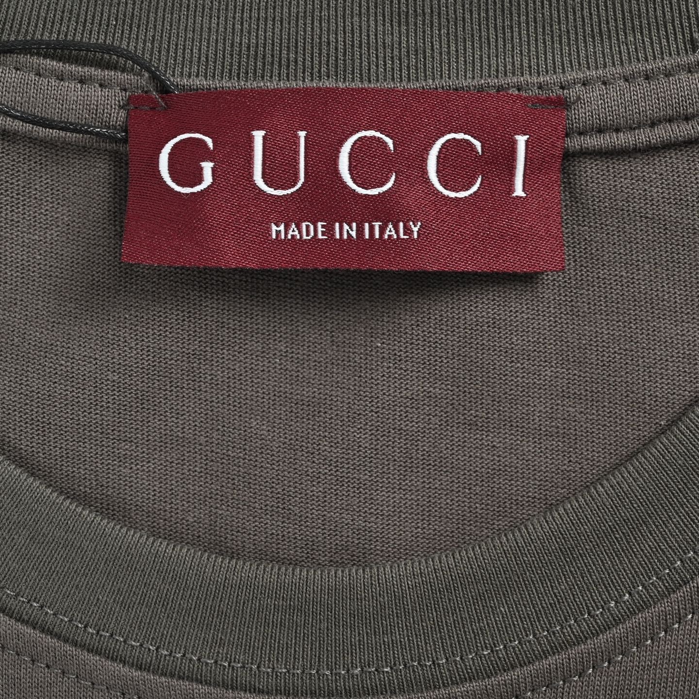 Gucci 26SS Distressed Block Logo Print Short-Sleeve T-Shirt