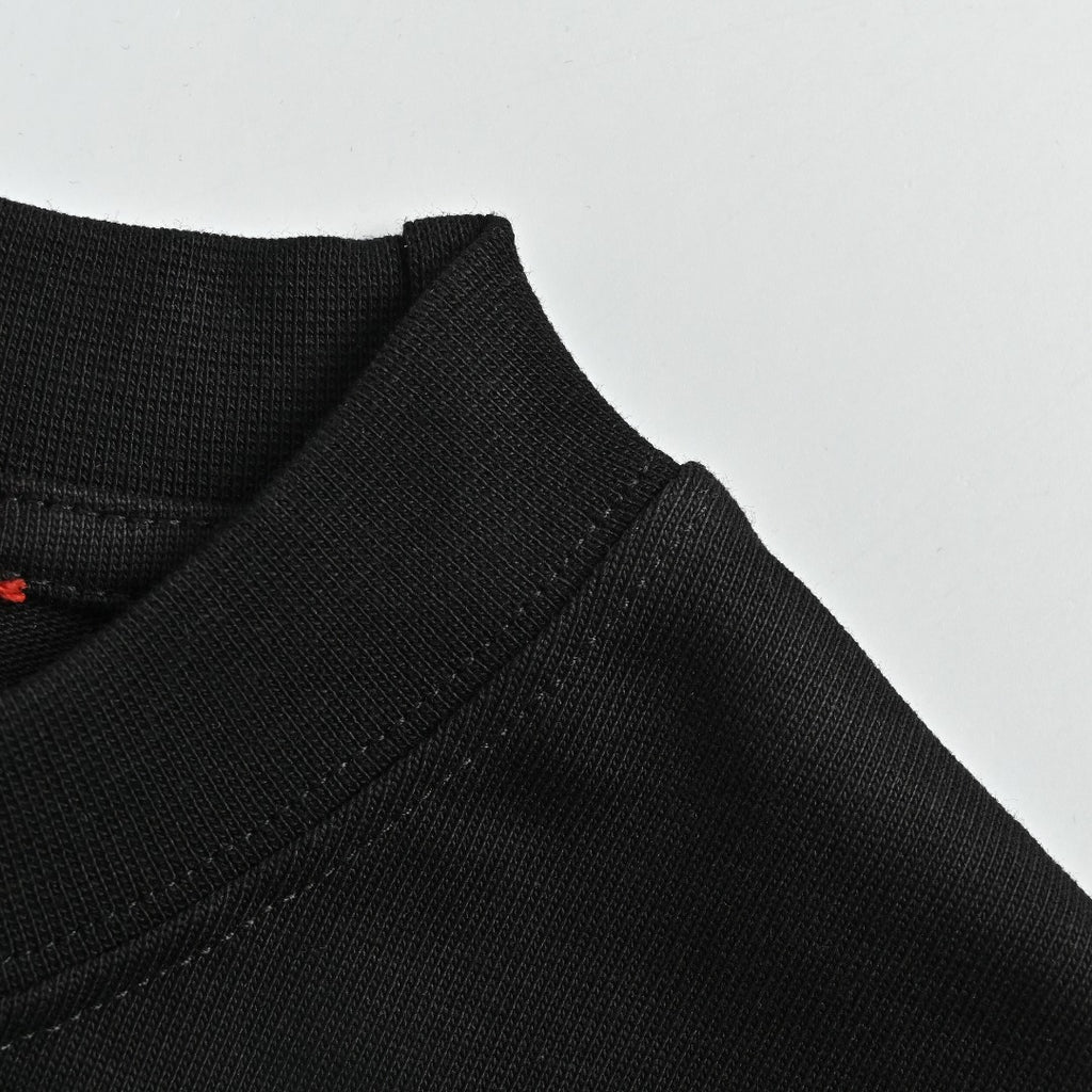 Gucci Cracked Grid GG Logo Print Short-Sleeve T-Shirt Black