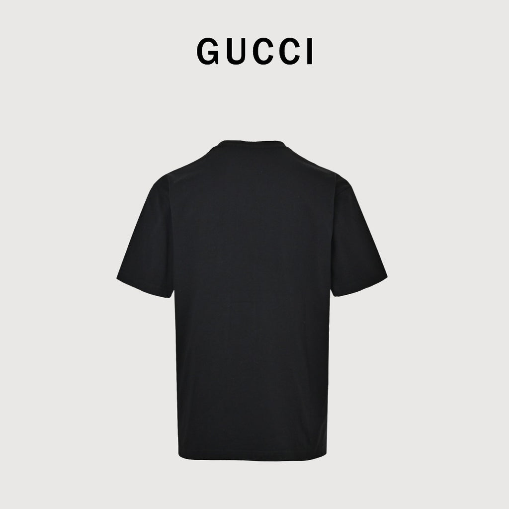 Gucci 26SS Horsebit Faux Pocket Short-Sleeve T-Shirt Black