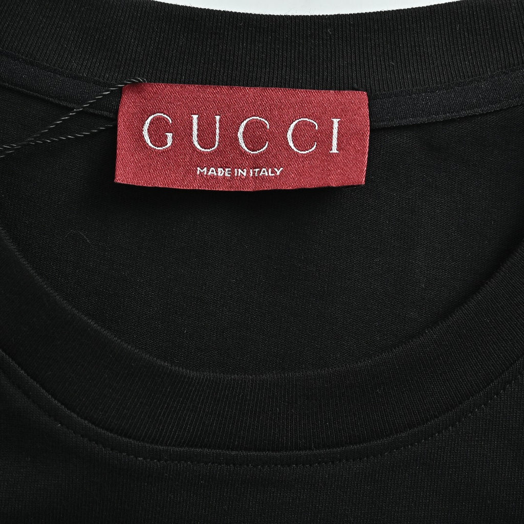 Gucci 26SS Horsebit Faux Pocket Short-Sleeve T-Shirt Black