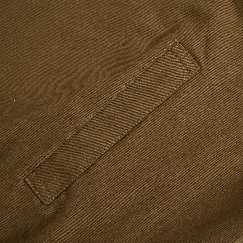 Ralph Lauren Vintage Polo Pony Full-Zip Harrington Jacket Olive Brown