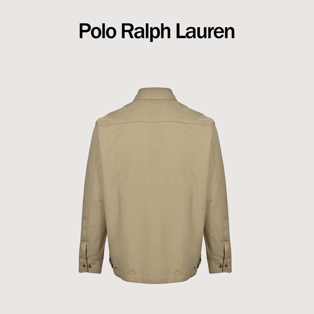 Ralph Lauren Vintage Polo Pony Full-Zip Harrington Jacket Khaki