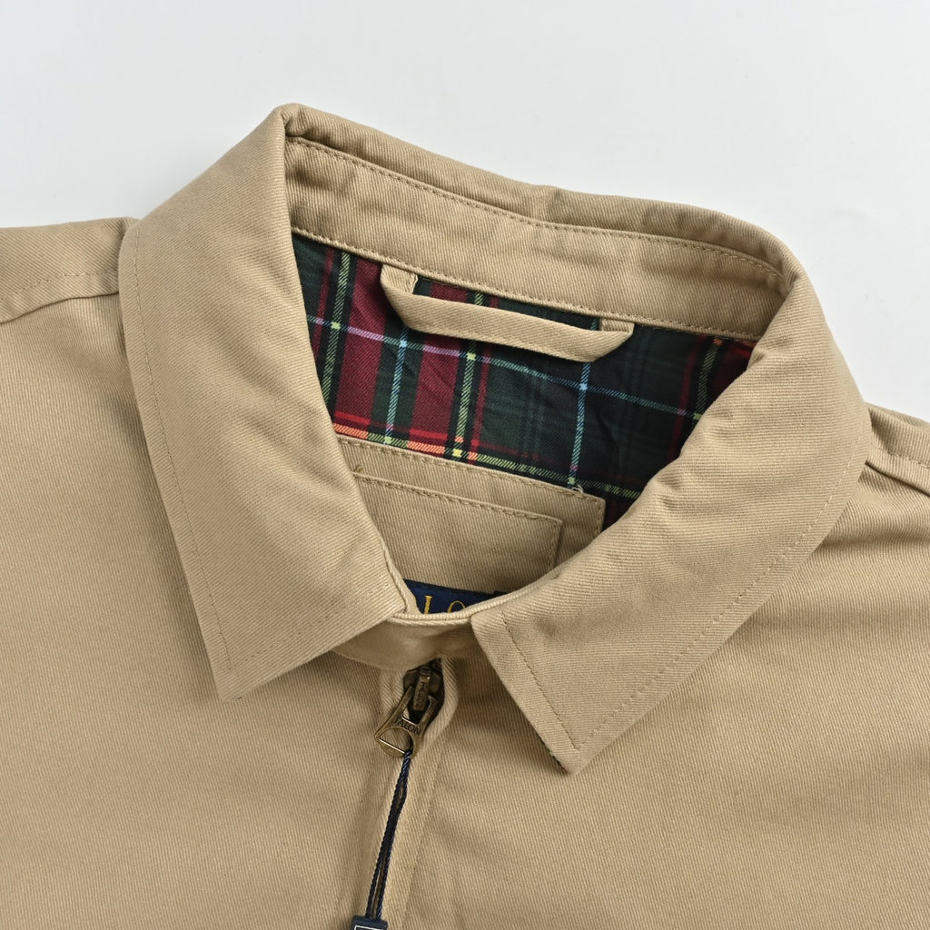 Ralph Lauren Vintage Polo Pony Full-Zip Harrington Jacket Khaki