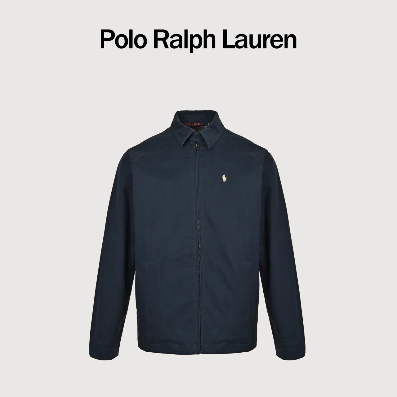 Ralph Lauren Vintage Polo Pony Full-Zip Harrington Jacket Navy