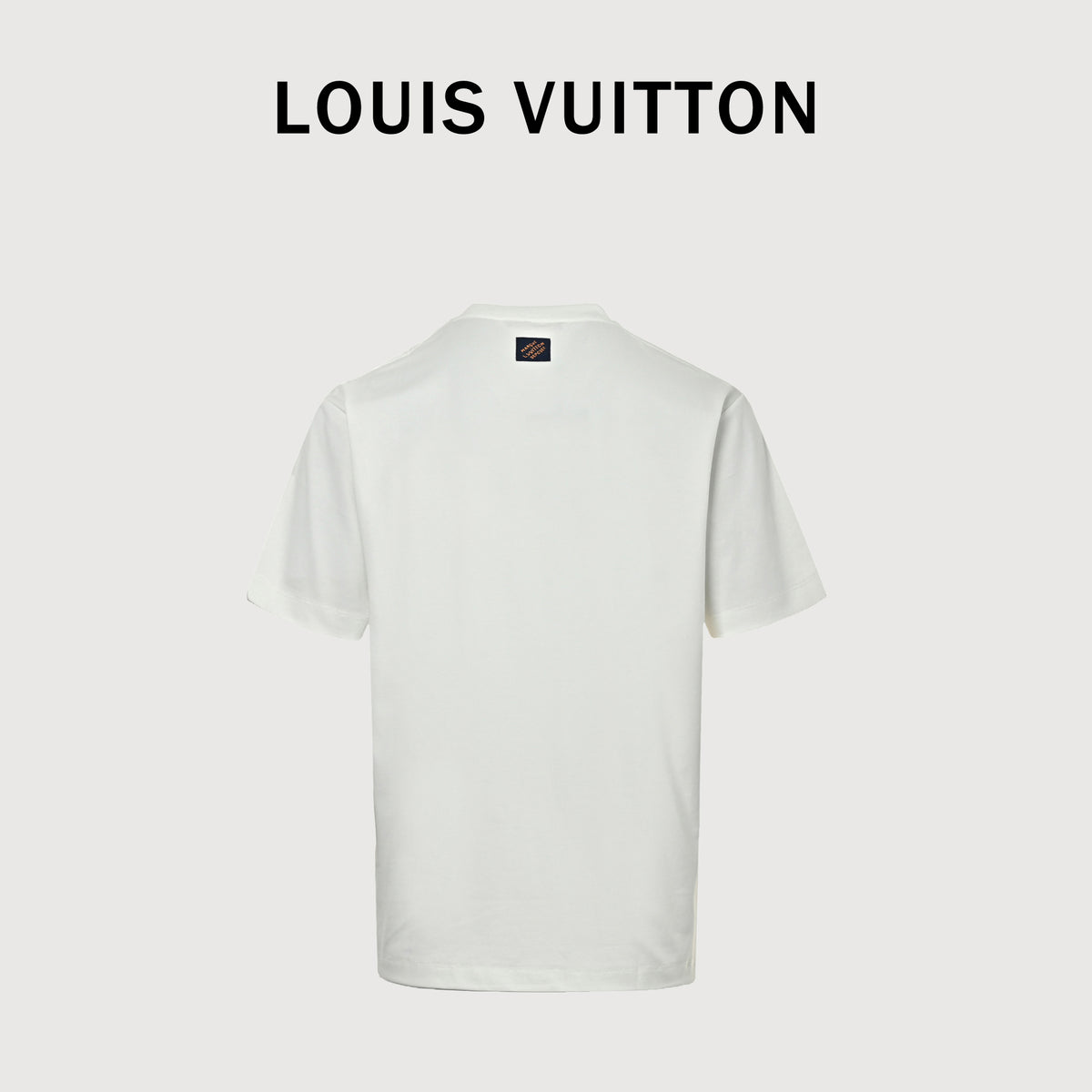 Louis Vuitton Vintage Fox Ribbon Badge Embroidery Short-Sleeve T-Shirt White