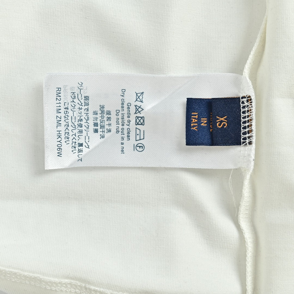 Louis Vuitton Vintage Fox Ribbon Badge Embroidery Short-Sleeve T-Shirt White