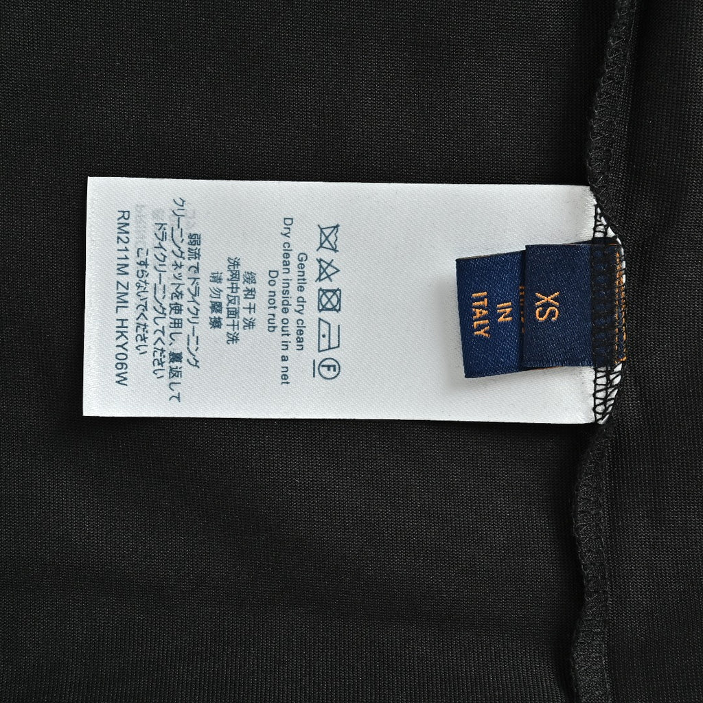 Louis Vuitton Vintage Fox Ribbon Badge Embroidery Short-Sleeve T-Shirt Black