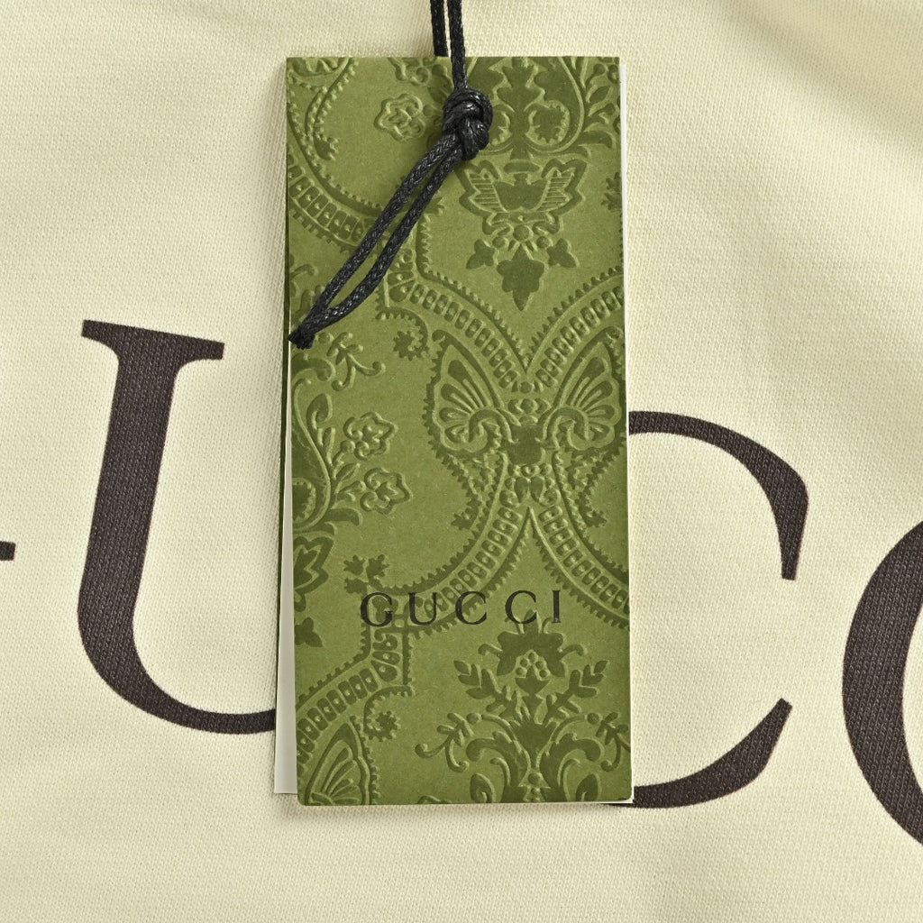Gucci Whimsical Cartoon Aviator Dog Biplane Crew Neck Sweatshirt Cream