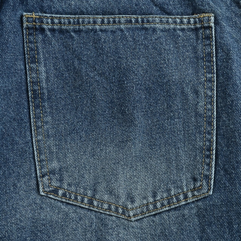 Gucci Side Web Stripe Mid Wash Blue Denim Jeans