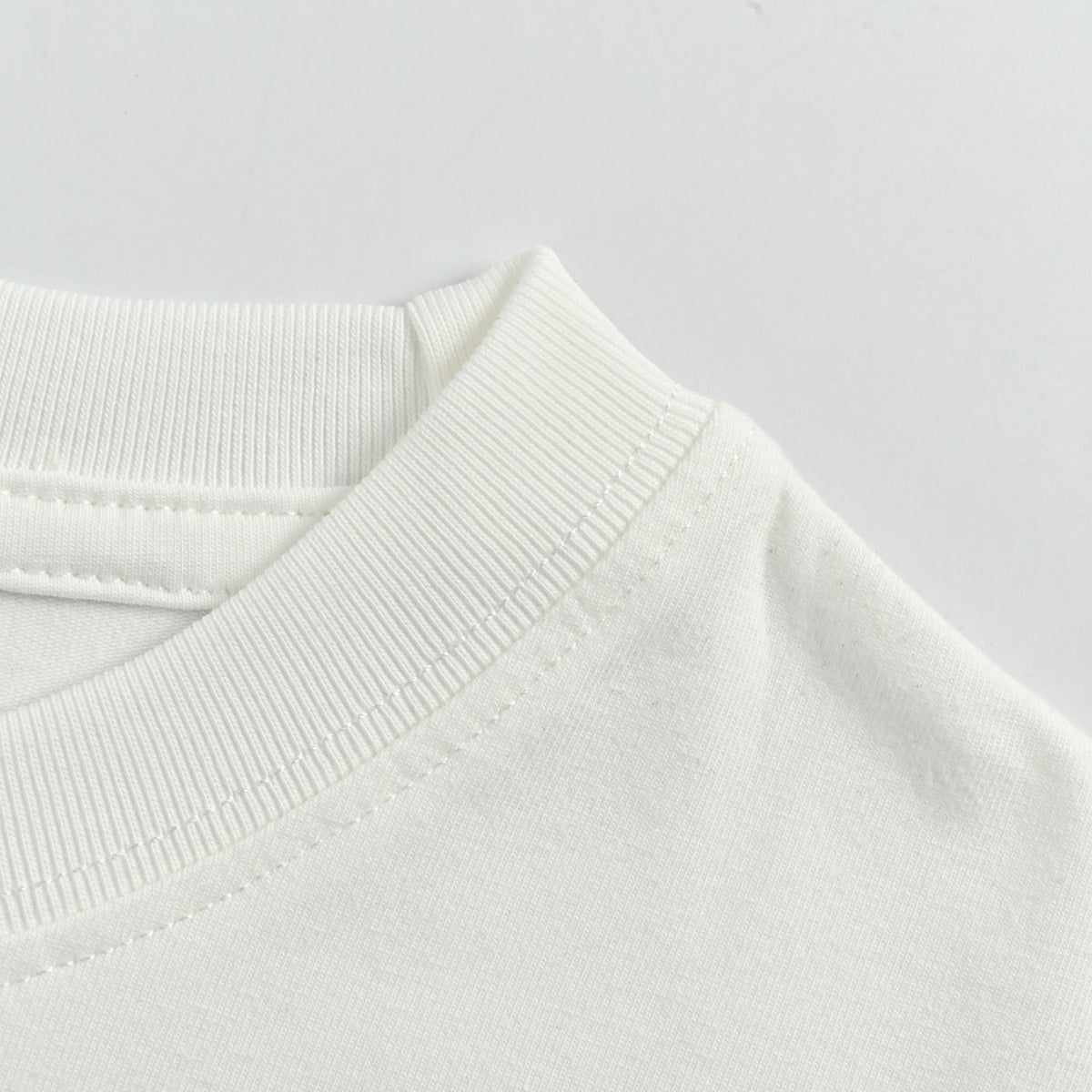 Gucci Interlocking GG Wheat Stalk Horsebit Chain Embroidery Short-Sleeve T-Shirt White