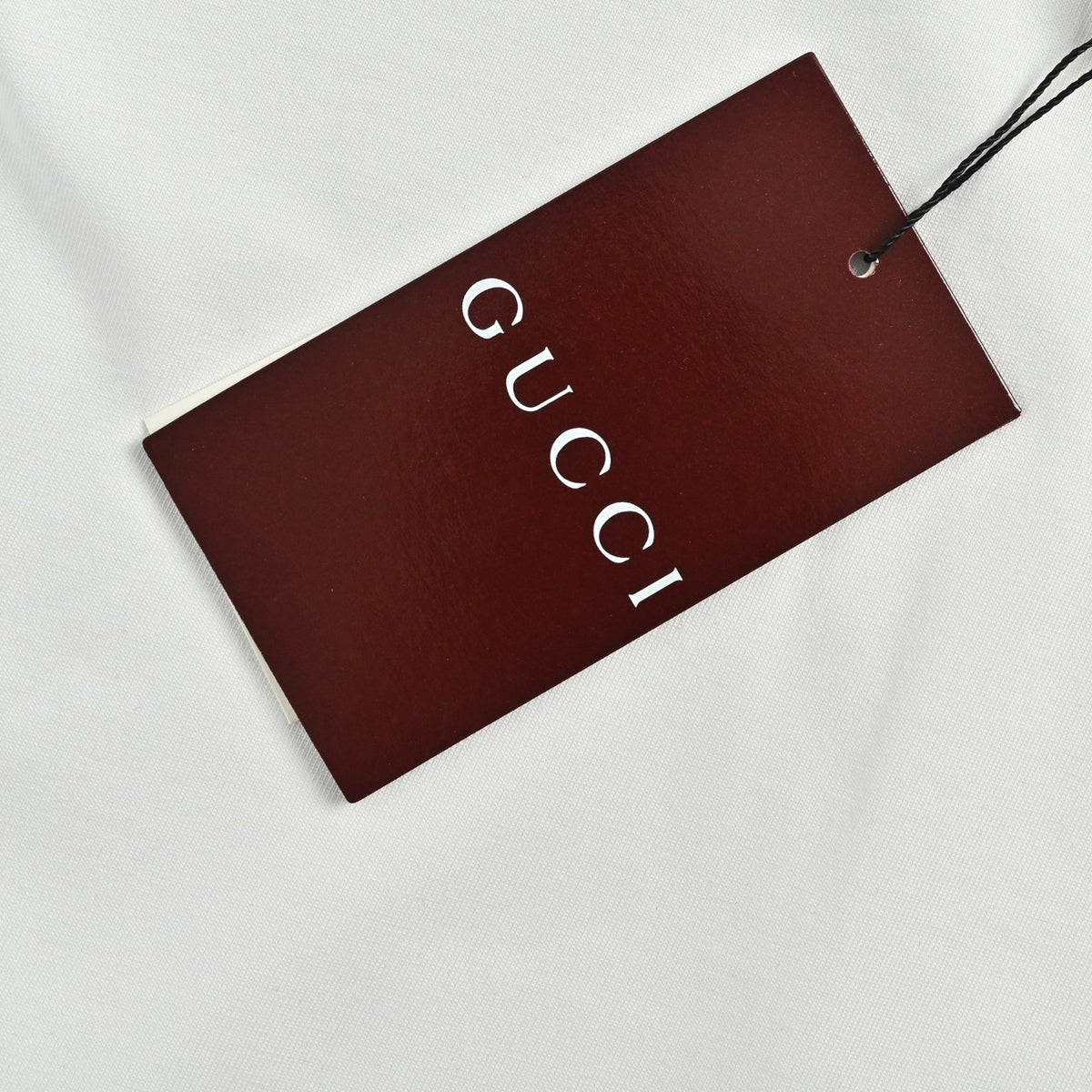 Gucci Interlocking GG Wheat Stalk Horsebit Chain Embroidery Short-Sleeve T-Shirt White