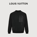 Louis Vuitton LV Monogram Pocket Crewneck Sweatshirt — Black