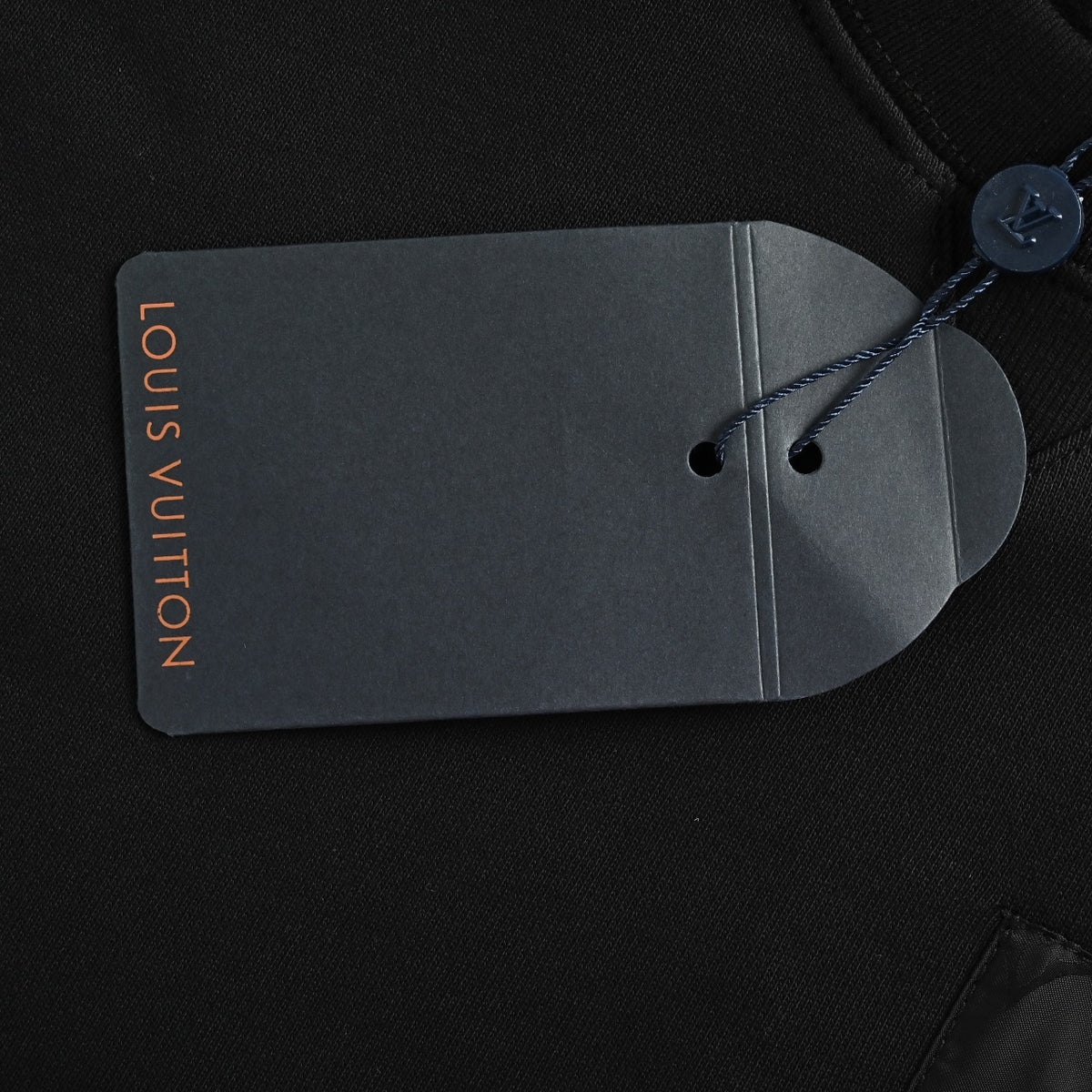 Louis Vuitton LV Monogram Pocket Crewneck Sweatshirt — Black