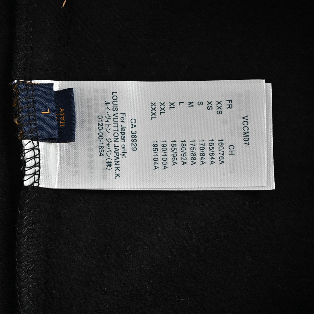 Louis Vuitton LV Monogram Pocket Crewneck Sweatshirt — Black