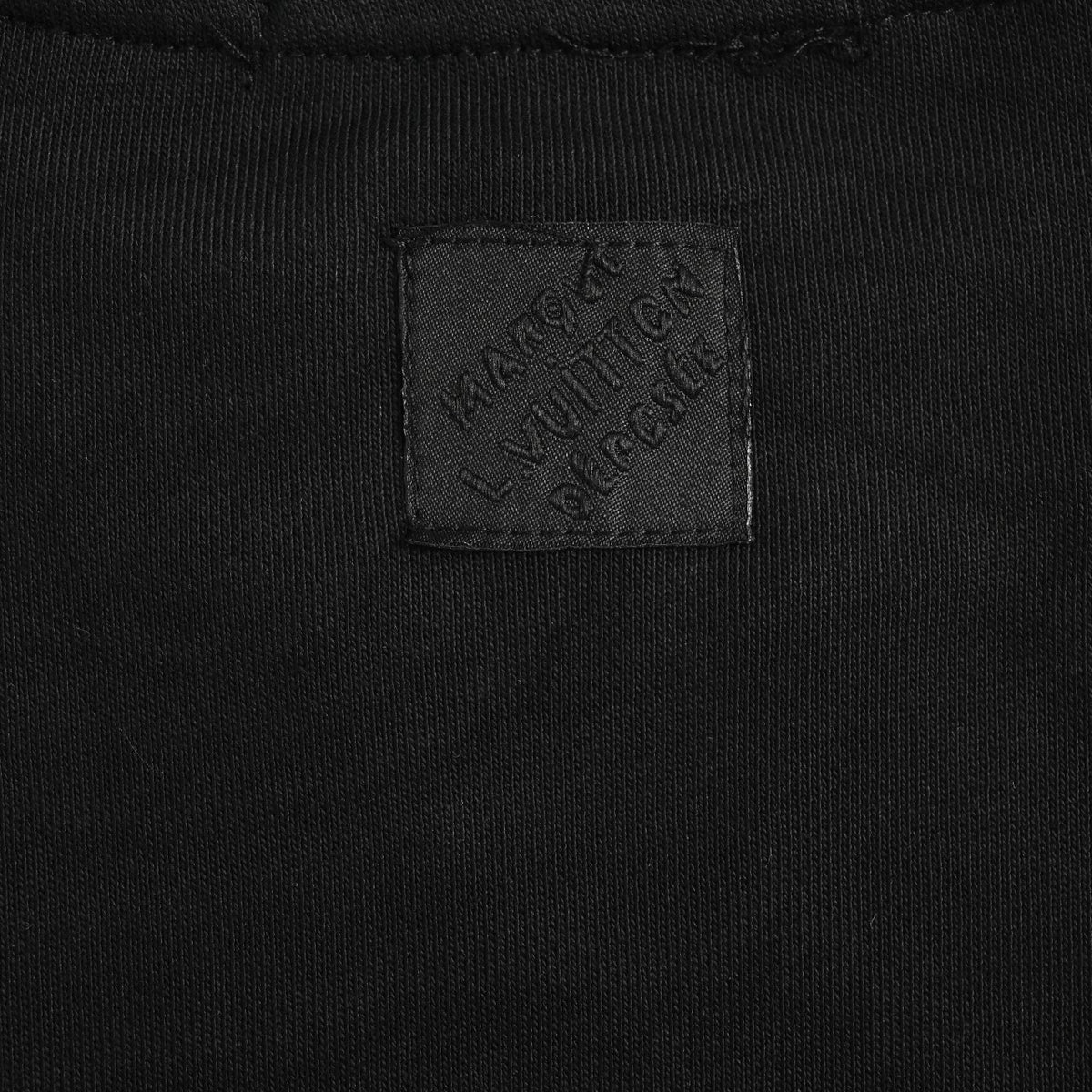 Louis Vuitton LV Monogram Pocket Crewneck Sweatshirt — Black