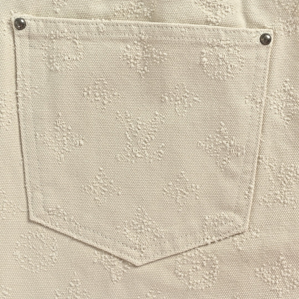 Louis Vuitton LV Monogram Needle-Punch Denim Skate Trousers — Ecru