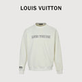 Louis Vuitton LV 25FW 1878 Cuff Crewneck Sweatshirt — White