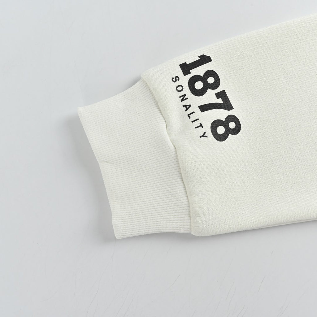 Louis Vuitton LV 25FW 1878 Cuff Crewneck Sweatshirt — White