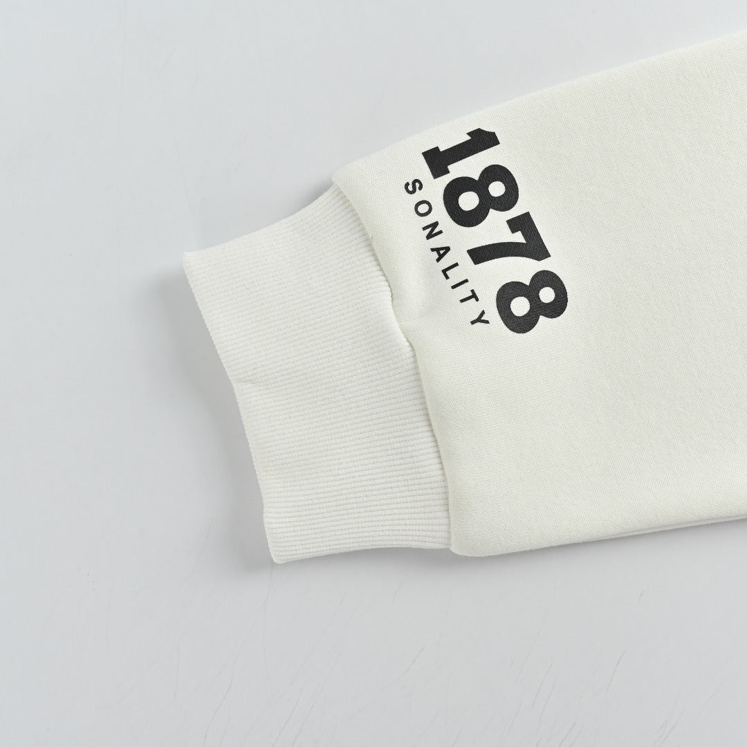Louis Vuitton LV 25FW 1878 Cuff Crewneck Sweatshirt — White