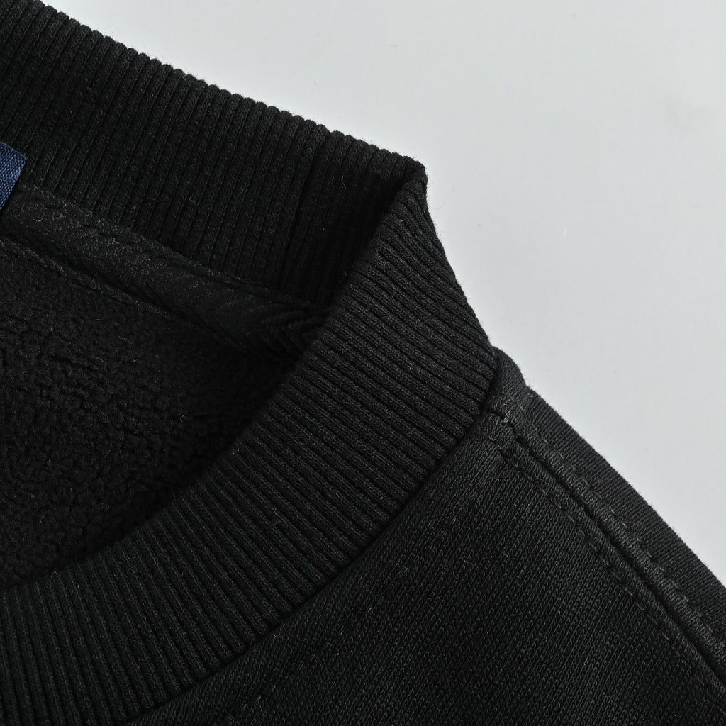 Louis Vuitton LV 25FW 1878 Cuff Crewneck Sweatshirt — Black