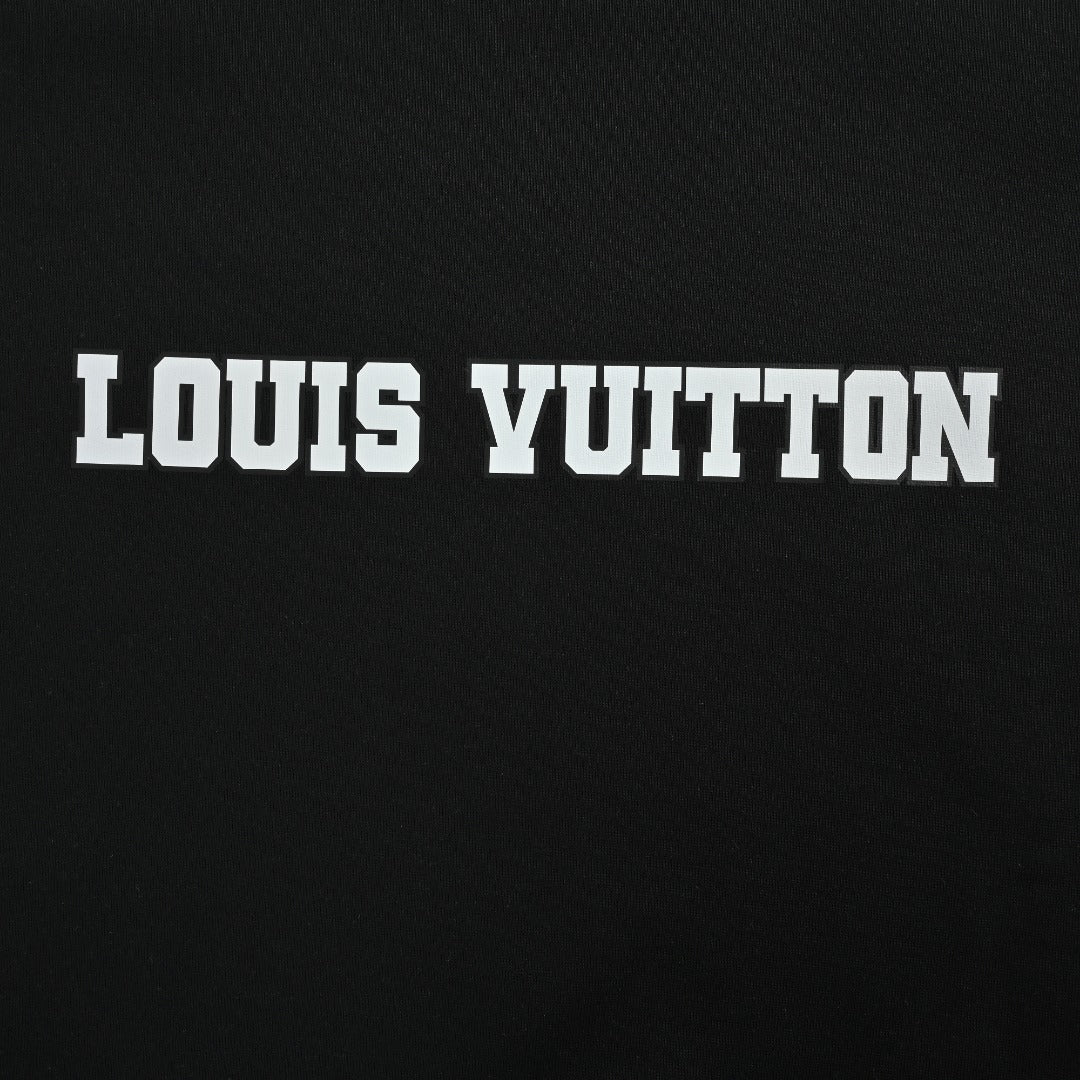 Louis Vuitton LV 25FW 1878 Cuff Crewneck Sweatshirt — Black