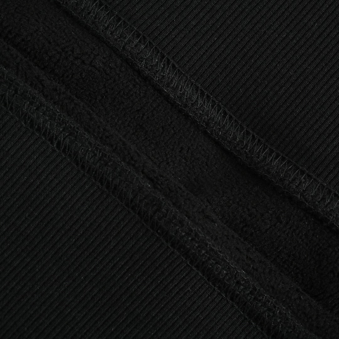 Louis Vuitton LV 25FW 1878 Cuff Crewneck Sweatshirt — Black