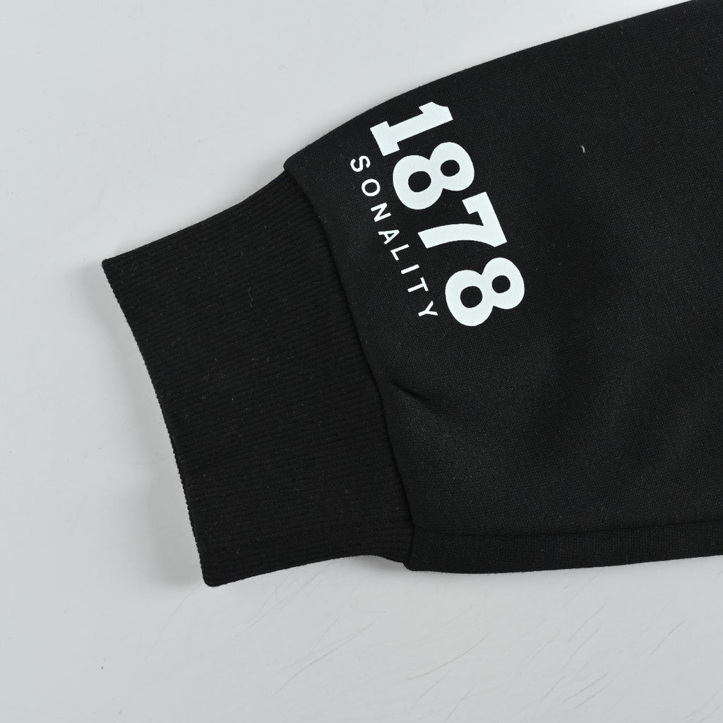 Louis Vuitton LV 25FW 1878 Cuff Crewneck Sweatshirt — Black