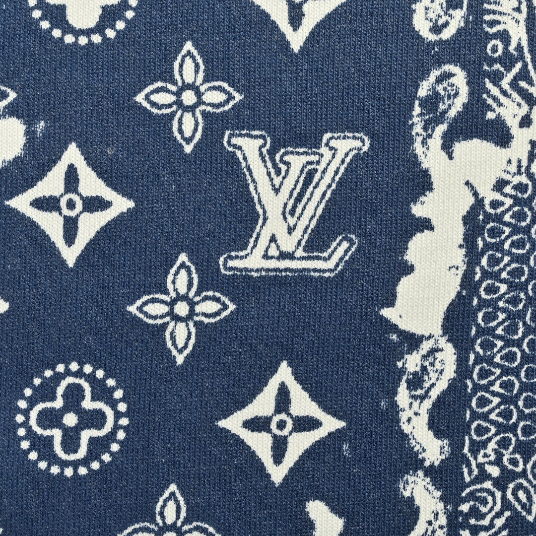 Louis Vuitton LV 25FW Paisley Series Crewneck Sweatshirt — Ecru