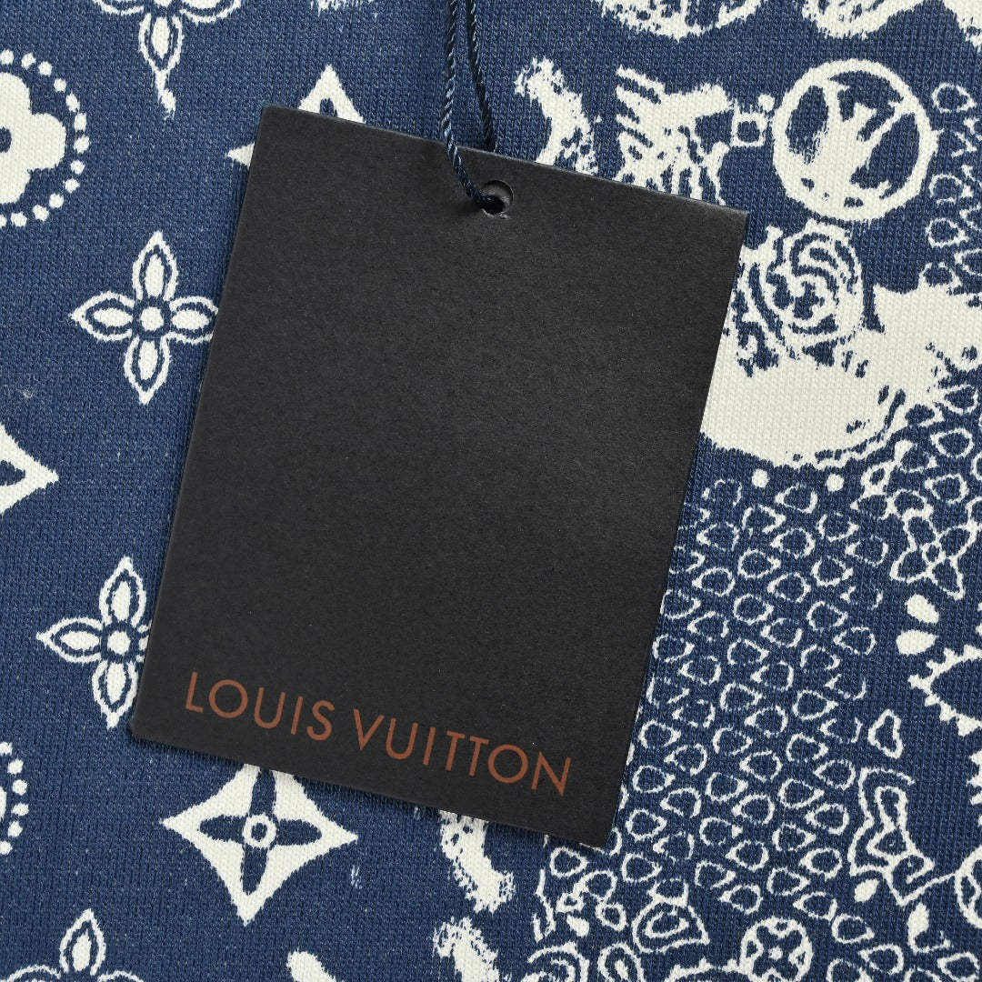 Louis Vuitton LV 25FW Paisley Series Crewneck Sweatshirt — Ecru