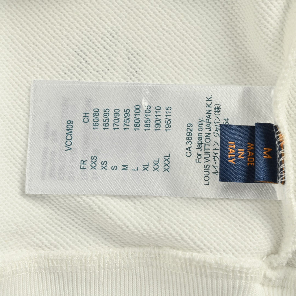 Louis Vuitton LV 25FW Paisley Series Crewneck Sweatshirt — Ecru