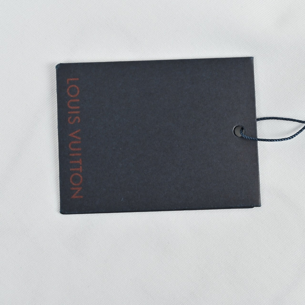 Louis Vuitton LV 26SS Leather Letter Logo Front & Back T-Shirt — White