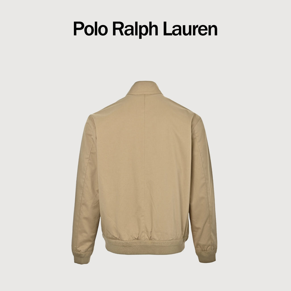 Ralph Lauren Polo Pony Vintage Harrington Zip Jacket — Khaki