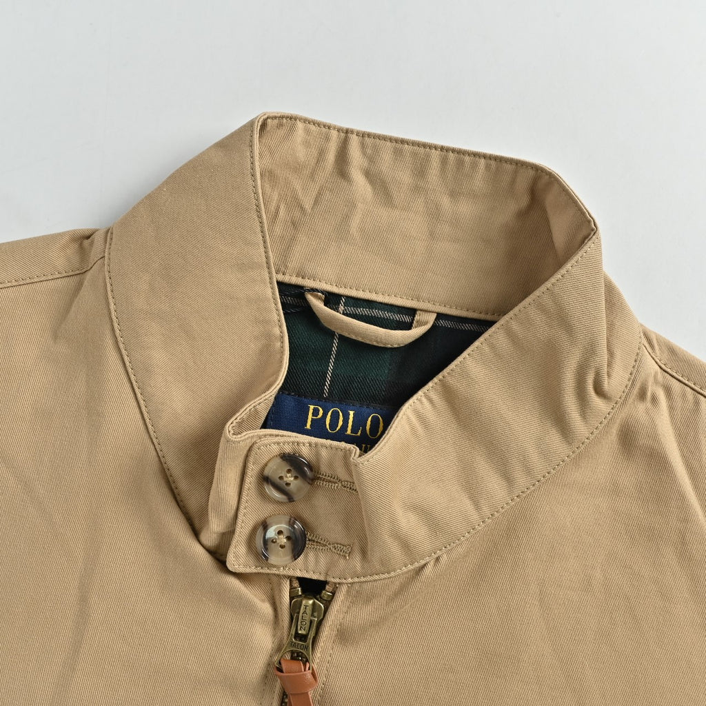 Ralph Lauren Polo Pony Vintage Harrington Zip Jacket — Khaki
