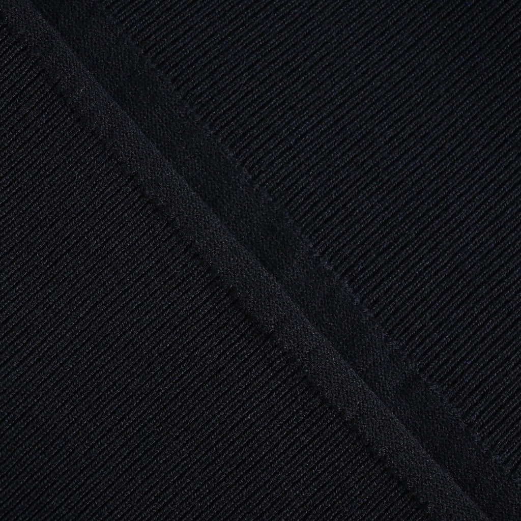 Burberry BBR Tri-Color Equestrian Knight Label Wool-Cashmere Crewneck Sweater — Black