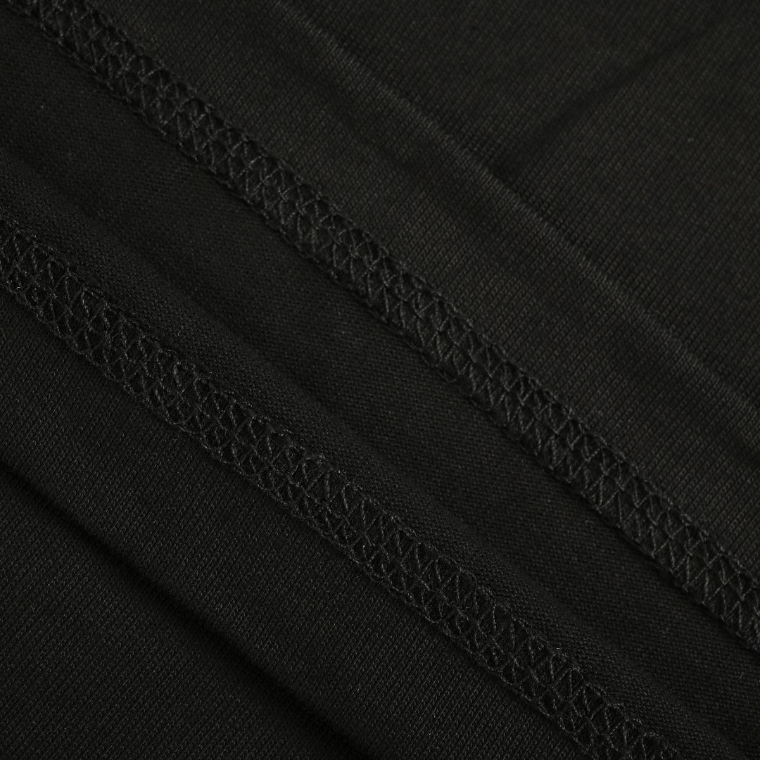 Burberry 25FW Letter B Sailboat Painted Print Long-Sleeve T-Shirt — Black
