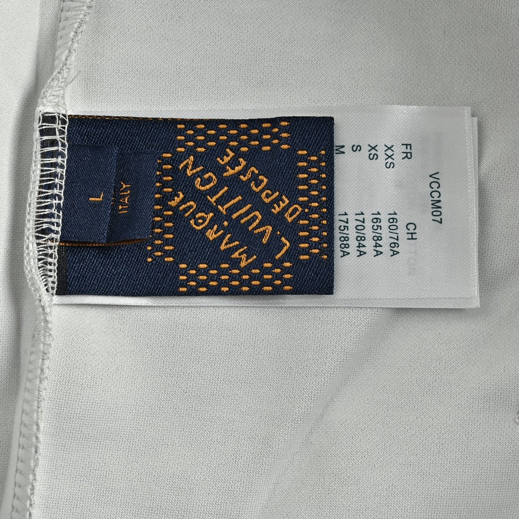 Louis Vuitton LV All-Over Monogram Towelling Logo Full-Zip Hoodie Jacket — Grey