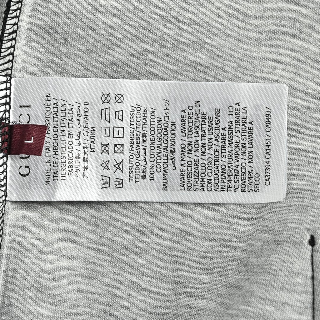Gucci Small Logo Label Full-Zip Hoodie Jacket — Black