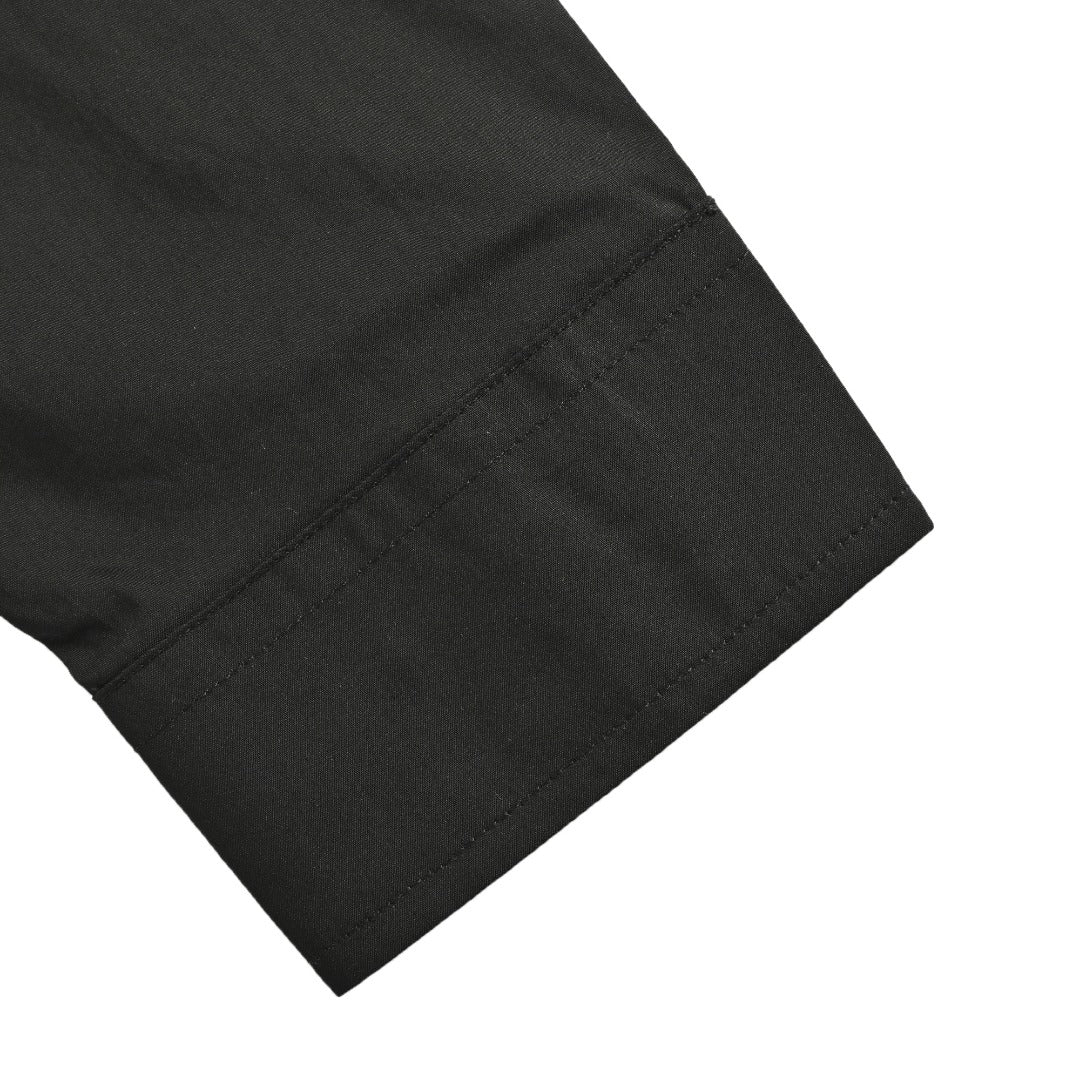 Louis Vuitton 25SS Heat-Press LV Letter Logo Long-Sleeve Shirt — Black
