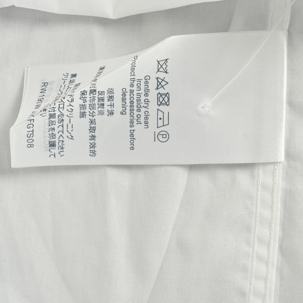 Louis Vuitton 25SS Tri-Flower Heat-Transfer Print Long-Sleeve Shirt — White