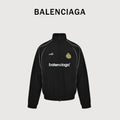 Balenciaga BLCG Crown Splice Track Jacket — Black