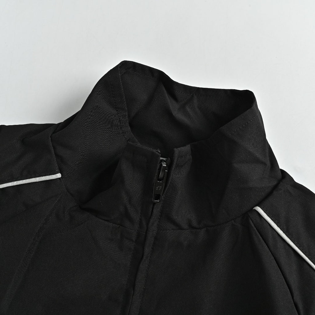 Balenciaga BLCG Crown Splice Track Jacket — Black