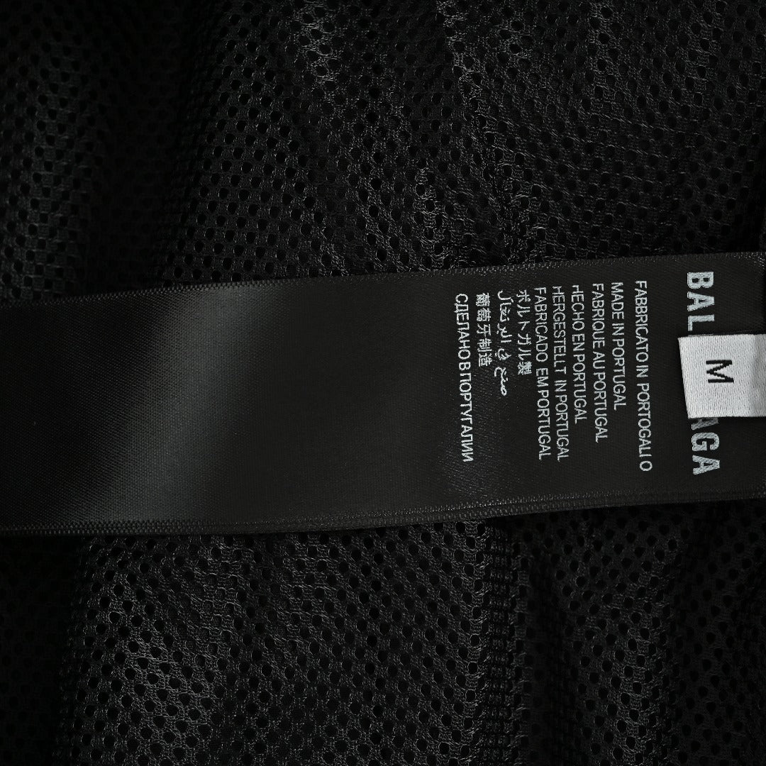 Balenciaga BLCG Crown Splice Track Jacket — Black