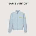 Louis Vuitton LV 26SS Blooming Floral Embroidery Denim Jacket — Light Blue
