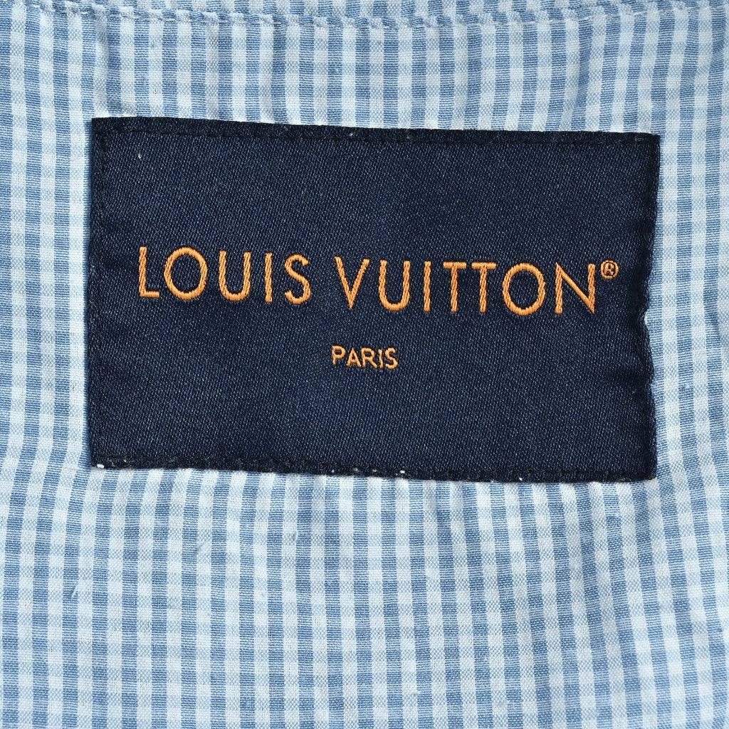Louis Vuitton LV 26SS Blooming Floral Embroidery Denim Jacket — Light Blue