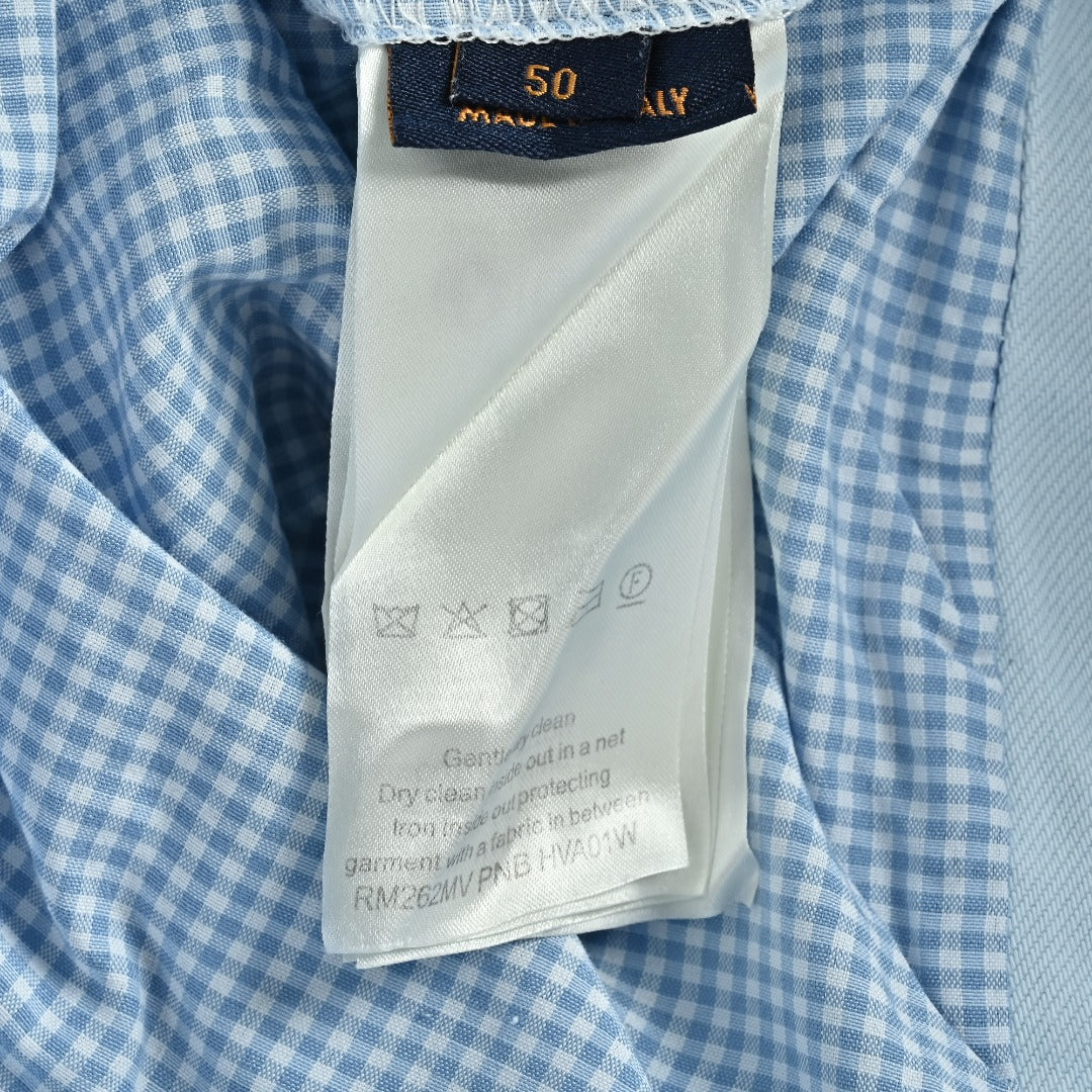 Louis Vuitton LV 26SS Blooming Floral Embroidery Denim Jacket — Light Blue