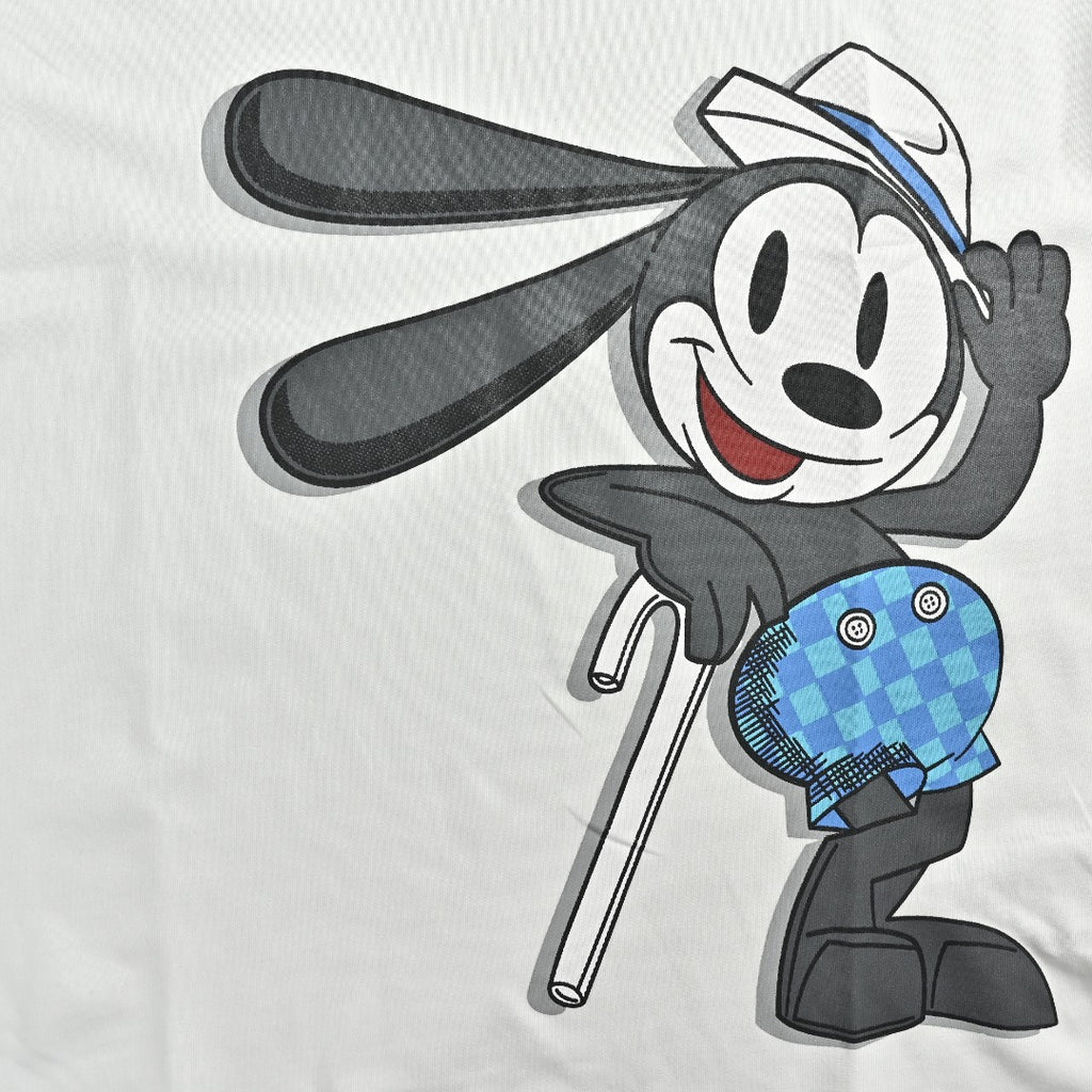 Louis Vuitton LV Sleeve-Tab Logo Cartoon Rabbit Print T-Shirt — White