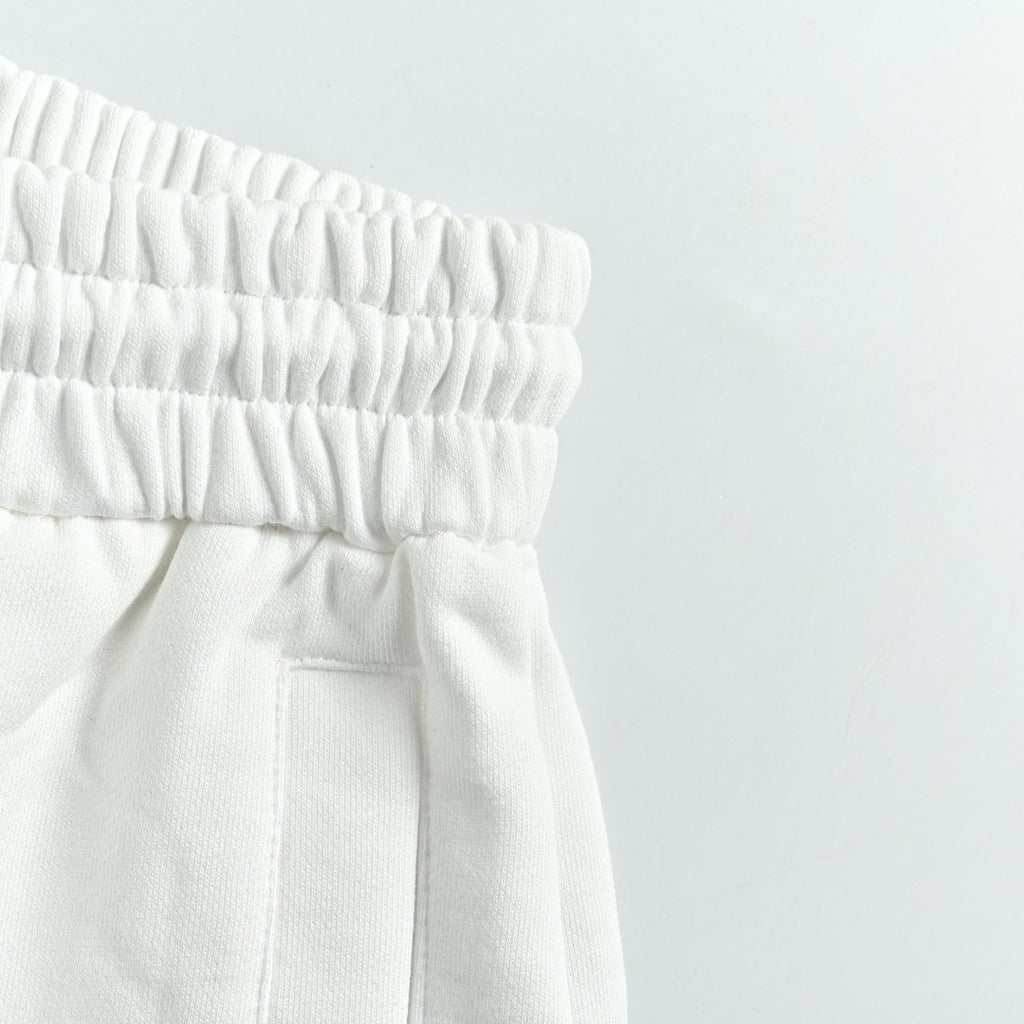 Dior 26SS Letter Jacquard Woven Tape Shorts - White