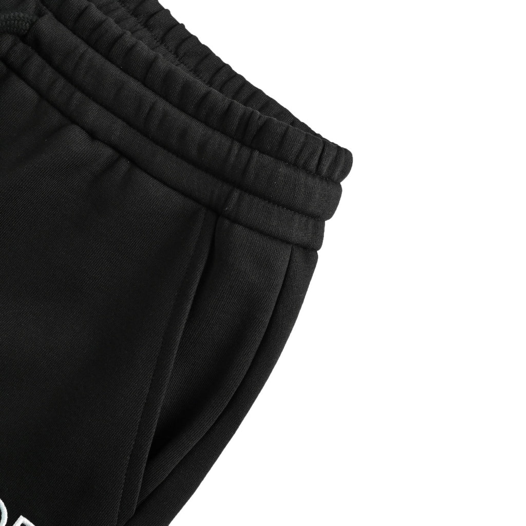 Dior CD Hand-Painted Flame Gradient Terry Shorts - Black