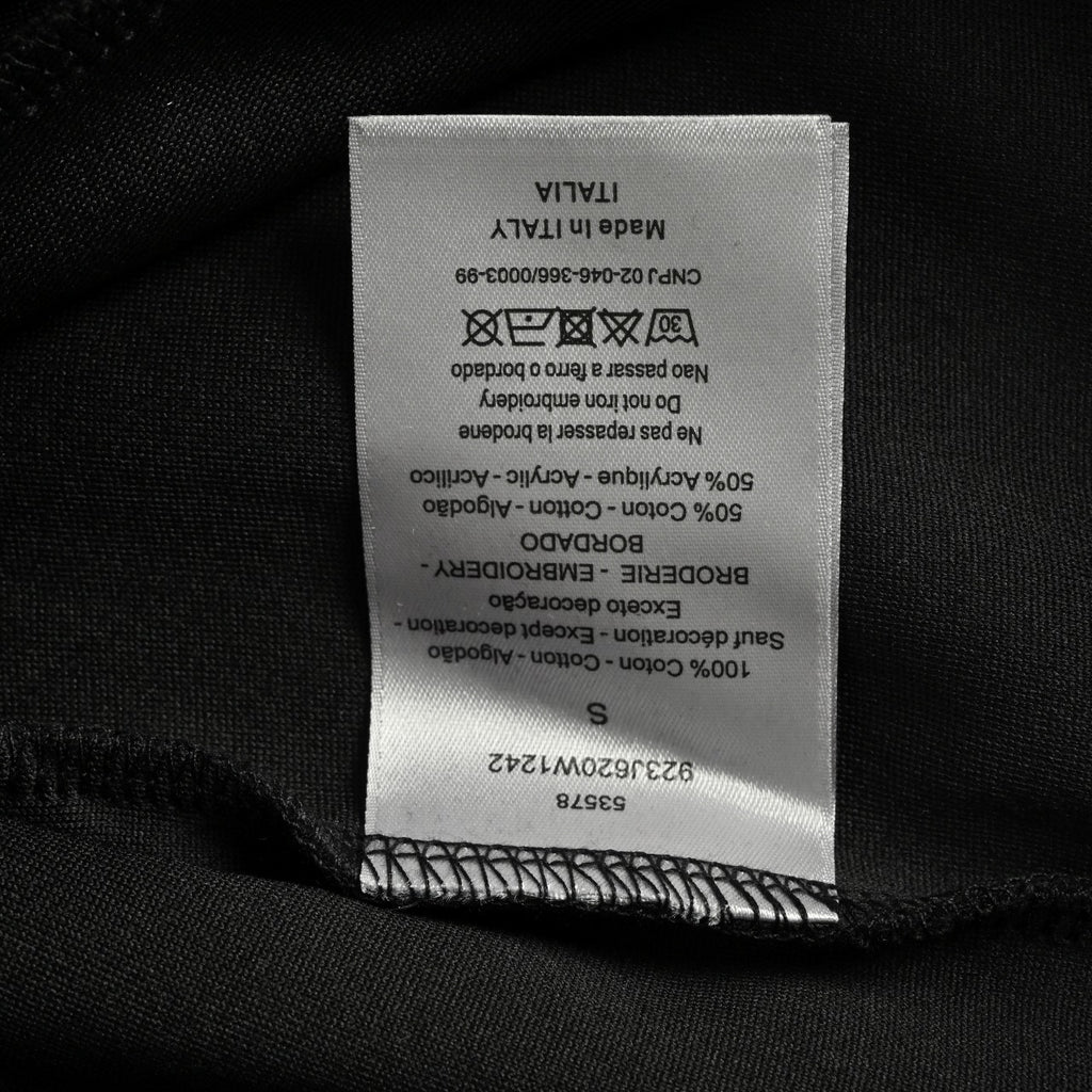 Dior CD Hand-Painted Flame Gradient Terry Shorts - Black