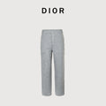 Dior CD Oblique Jacquard Lined Blended Sweatpants - Light Grey